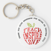 Leraar citeert waardering Afscheid van pensioen Sleutelhanger (Voorkant)