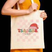 Leraar Claus gepersonaliseerde Kerst Tote Bag