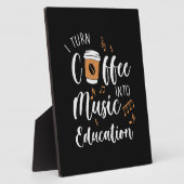 Leraar Coffee in muziekonderwijs Fotoplaat (Zijkant)