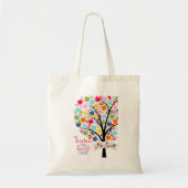 Leraar Colorful appel Tree bedankt je cadeau Tote Bag (Voorkant)