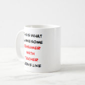 leraar consumentenwiskunde , geweldige koffiemok (Voorkant links)