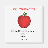 Leraar Contact Magneet (Voorkant)