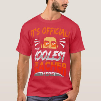 Leraar Coolest Teacher T-shirt