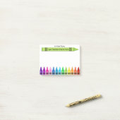 Leraar Crayon persoonlijke post-it-opmerking Post-it® Notes (Op bureau)