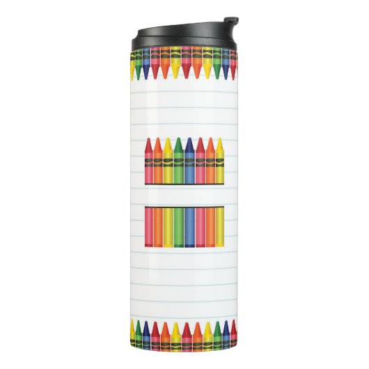 leraar Crayons Thermosbeker (Gedraaid links)