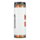 leraar Crayons Thermosbeker (Achterkant)