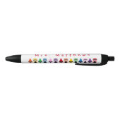 Leraar Cute Color Crayon Monogram Pen (Bodem)