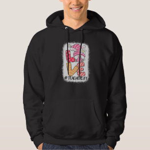 Leraar Cute Gnome Bunny Love Paasdag Christelijk Hoodie