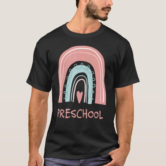 Leraar Cute Rainbow Prek Lessen T-shirt (Voorkant)
