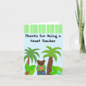 Leraar Dank je Bedankkaart (Voorkant)