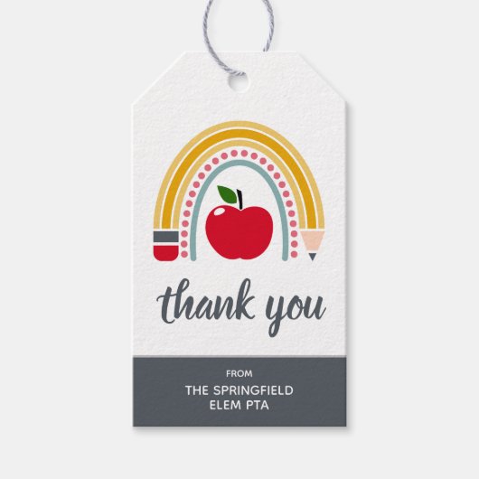 Leraar Dank je Cadeaulabel (Voorkant)