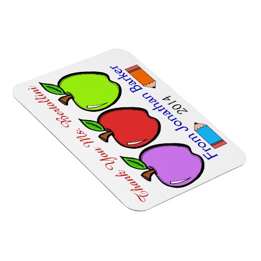 Leraar dank je magneet (Rechterzijde)