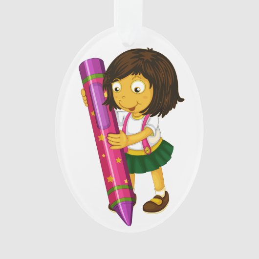 Leraar Dank je Ornament (voorkant)