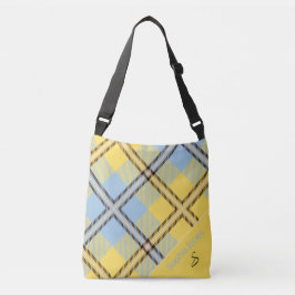 Leraar Dank je Persoonlijke cadeaunaam Tartan Crossbody Tas