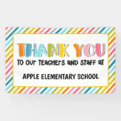 Leraar dank u banner (Horizontaal)