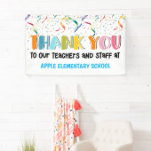 Leraar dank u banner (Insitu)