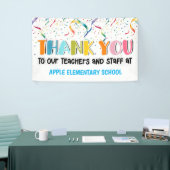 Leraar dank u banner (Beurs)