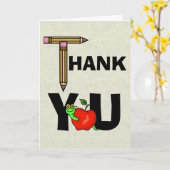 Leraar dank u kaart aanpassen! (Gele Bloem)