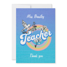 Leraar dank u met liefde en respect