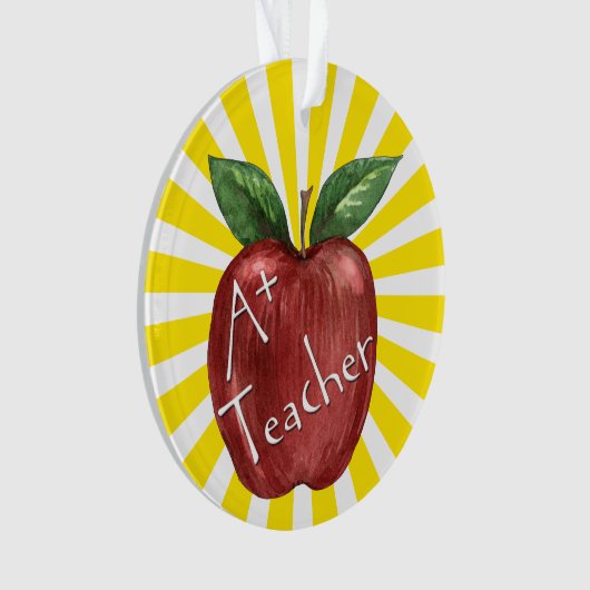 Leraar - Dank u Ornament/Label Ornament (voorkant)