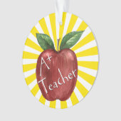 Leraar - Dank u Ornament/Label Ornament (voorkant)