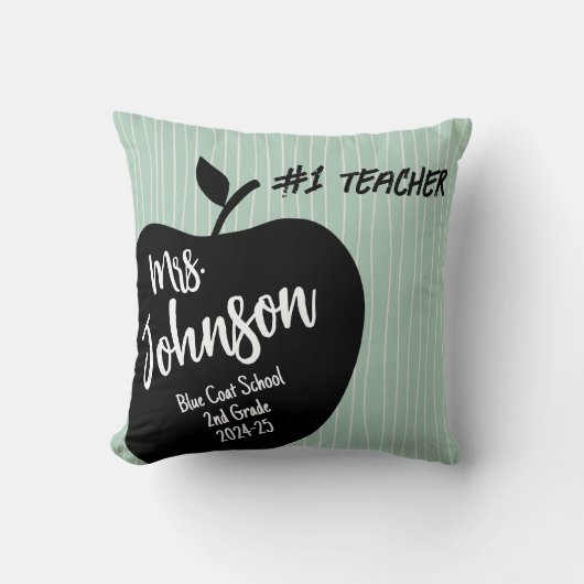 Leraar Dank u pensioen appelplekken Kussen (Voorkant)