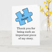 Leraar Dank u waardering gepersonaliseerde naam Kaart (Gele Bloem)