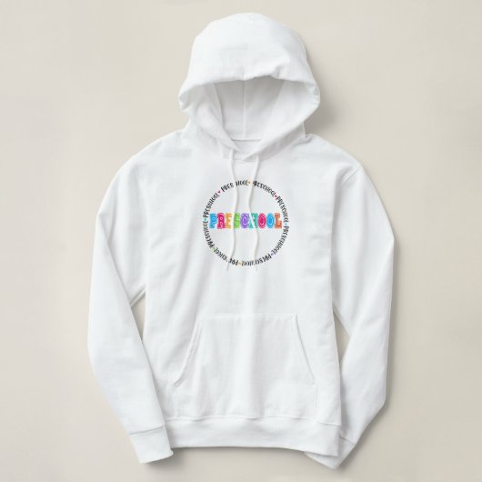 Leraar de hele dag door hoodie (Design voorkant)