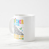 LERAAR De Vrijheid Tour Grappig Eindejaarsgeschenk Koffiemok (Voorkant links)