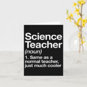 leraar definitie plezier terug naar school eerste  kaart (Gele Bloem)