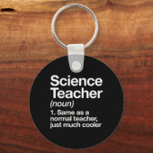 leraar definitie plezier terug naar school eerste sleutelhanger (Voorkant)