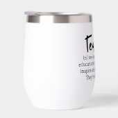 Leraar Definitie Wijn Tumbler (Rechts)