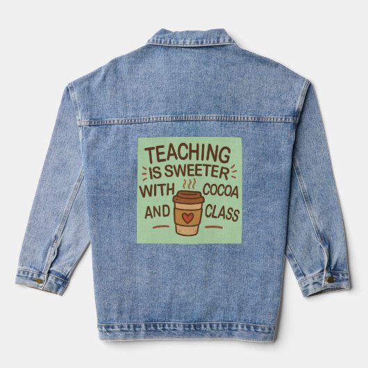 leraar denim jacket (Achterkant)