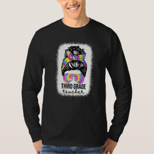 Leraar Derde Klas Tie Dye Rommelige Knot Voor Lera T-shirt