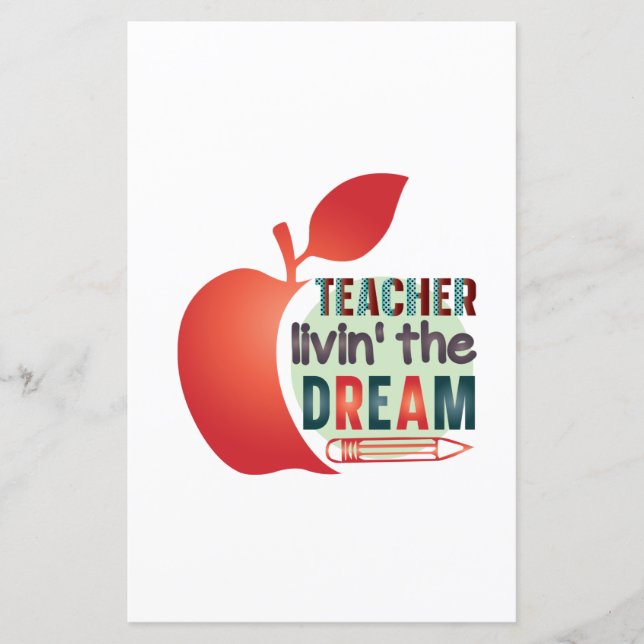 Leraar die de droom leeft (Voorkant)