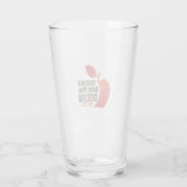 Leraar die de droom leeft glas (Achterkant)