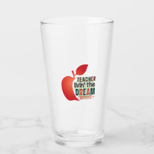 Leraar die de droom leeft glas
