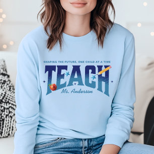 Leraar die de toekomst vormgeeft, één kind per kee t-shirt