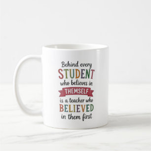 Leraar Die Eerst in Hen Geloofde Quote Koffiemok