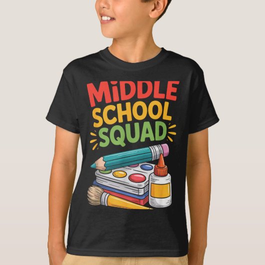 Leraar die kinderen les geeft op de middelbare sch t-shirt (Voorkant)