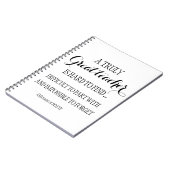 Leraar die met pensioen gaat, bedankt dat je het a notitieboek (Linkerzijde)