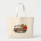 Leraar die mijn kraak op ADD JOUW NAAM krijgt Grote Tote Bag (Voorkant)