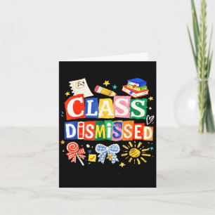 Leraar die terug naar school coquette klas lesgeef kaart