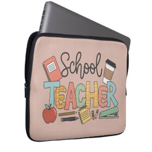 Leraar die toekomstige leiders cadeaus geeft laptop sleeve