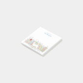 Leraar die van boeken en katten houdt Persoonlijk Post-it® Notes (Schuin)