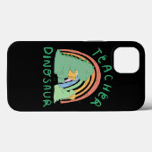 Leraar Dinosaur Positieve regenboogleraar Cute Mot Case-Mate iPhone Case (Achterkant (horizontaal))