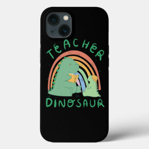 Leraar Dinosaur Positieve regenboogleraar Cute Mot Case-Mate iPhone Case