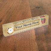 leraar | DIY-naam Naambordje (Zijkant)