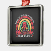 Leraar dus liefdesvijfde graad is leuk. metalen ornament (Links)