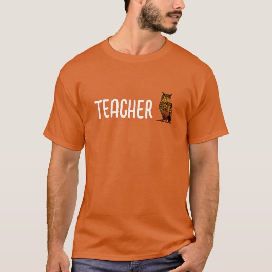 Leraar Eagle owl T-Shirt (Voorkant)